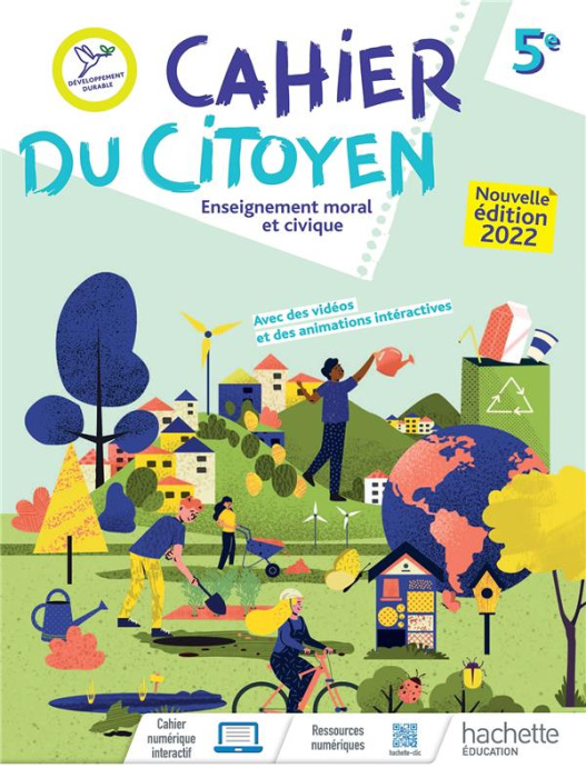 Emprunter Enseignement moral et civique 5e Cahier du citoyen. Edition 2022 livre