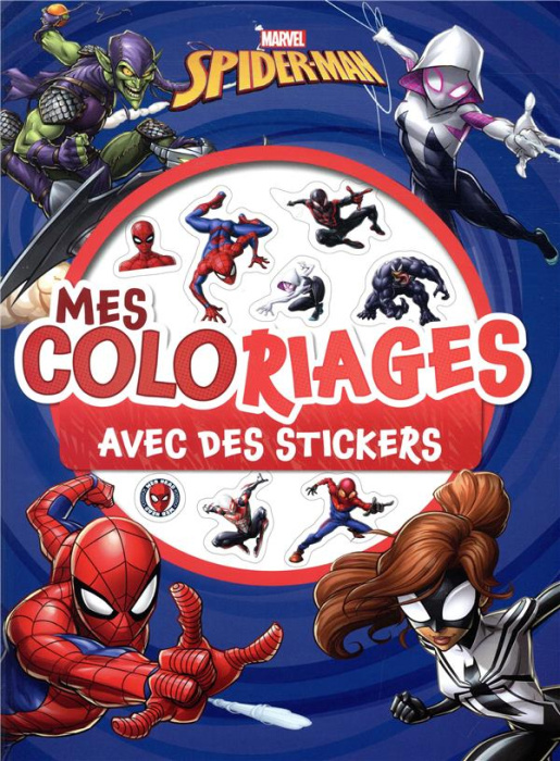 Emprunter Mes coloriages avec des stickers Spider-Man livre