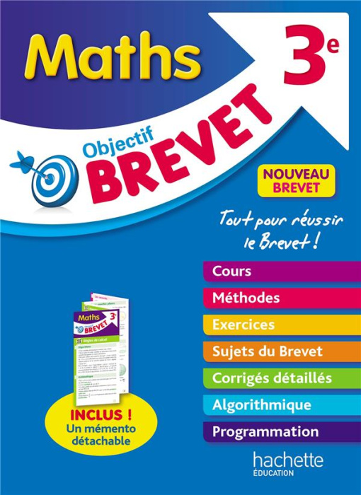 Emprunter Maths 3e. Inclus en mémento détachable, Edition 2019 livre