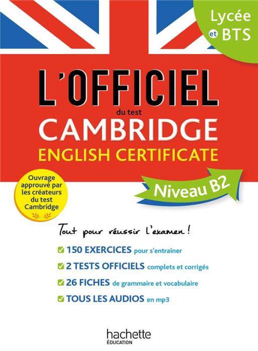 Emprunter L'officiel du test Cambridge English Certificate Niveau B2 livre