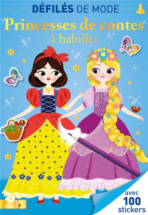 Emprunter Princesses de contes à habiller. Avec 100 stickers livre
