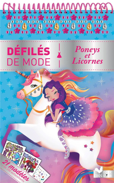 Emprunter Poneys et licornes. Plus de 200 autocollants livre