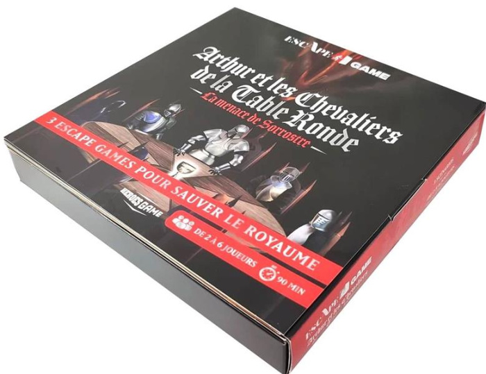 Emprunter ESCAPE GAME ARTHUR ET LES CHEVALIERS DE LA TABLE RONDE - LA MENACE DE SORROSTRE - 3 ESCAPE GAMES POU livre