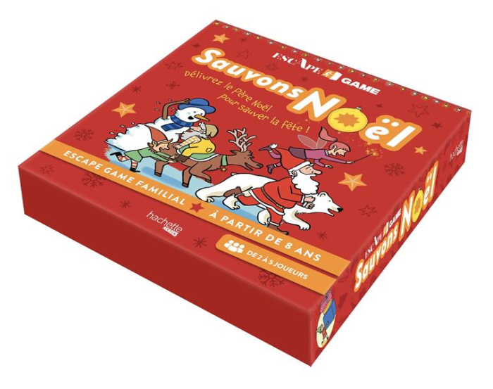 Emprunter ESCAPE GAME SAUVONS NOEL - DELIVREZ LE PERE NOEL POUR SAUVER LA FETE ! ESCAPE GAME FAMILIAL A PARTIR livre