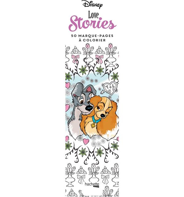 Emprunter MARQUE-PAGES DISNEY LOVE STORIES - 50 MARQUE-PAGES A COLORIER livre
