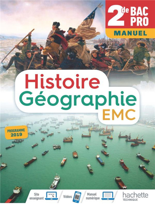 Emprunter Histoire-Géographie EMC 2de Bac Pro. Manuel, Edition 2019 livre