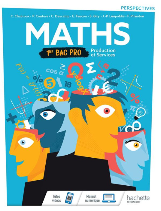Emprunter Maths 1re Bac Pro Production et Services Perspectives. Edition 2020 livre