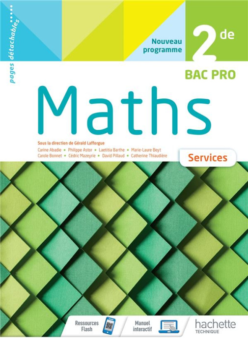 Emprunter Maths 2de Bac Pro services. Edition 2020 livre