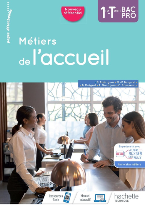 Emprunter Métiers de l'accueil 1re-Tle Bac Pro. Edition 2020 livre