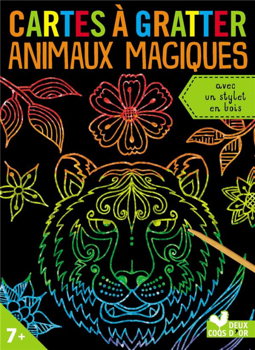 Emprunter Cartes à gratter Animaux magiques. Avec un stylet en bois livre