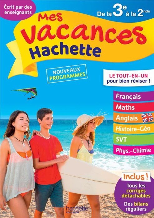 Emprunter Mes vacances Hachette de la 3e à la 2de. Edition 2020 livre