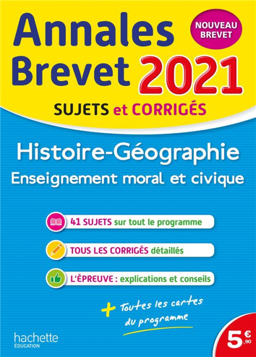 Emprunter Histoire-Géographie, Enseignement moral et civique. Edition 2021 livre