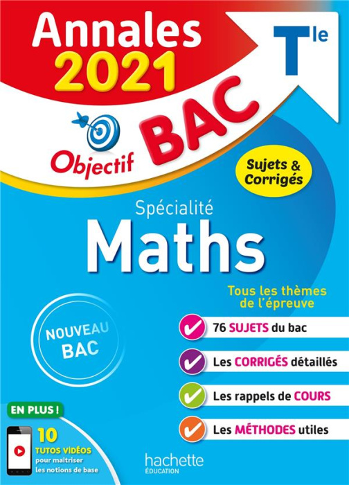Emprunter Spécialité Maths Tle. Sujets & corrigés, Edition 2021 livre