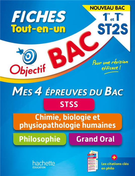Emprunter Fiches Tout-en-un 1re et Tle ST2S. Mes 4 épreuves du Bac, STSS ; Philosophie ; Chimie, biologie et livre