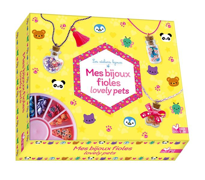 Emprunter Mes bijoux fioles lovely pets. Coffret avec une roue avec 12 modèles de petits animaux, une pince, d livre