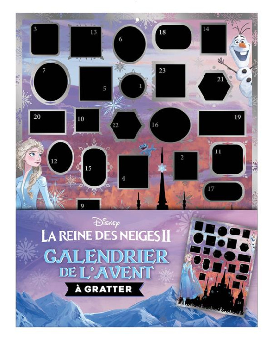 Emprunter La Reine des Neiges II. Calendrier de l'Avent à gratter, 1 stylet inclus livre