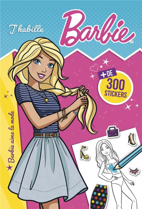 Emprunter Barbie aime la mode. de 300 stickers livre