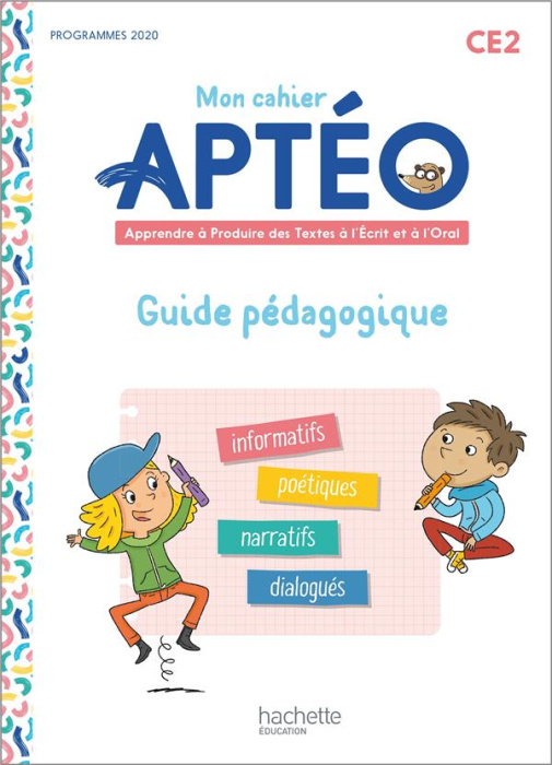 Emprunter MON CAHIER APTEO CE2 - GUIDE PEDAGOGIQUE - ED. 2022 livre