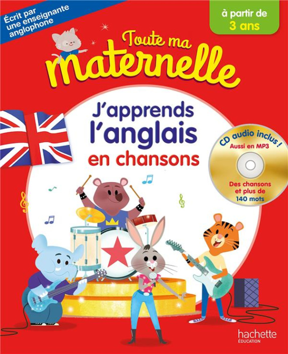 Emprunter Toute ma maternelle. J'apprends l'anglais en chansons. Avec 1 CD audio MP3 livre