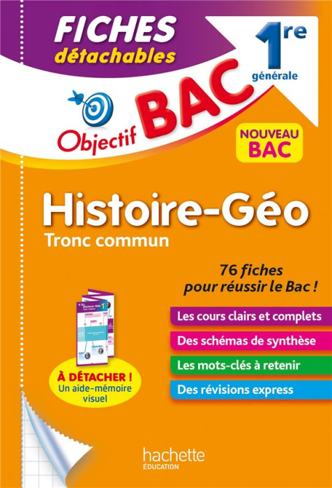 Emprunter Histoire-Géographie tronc commun 1re générale livre
