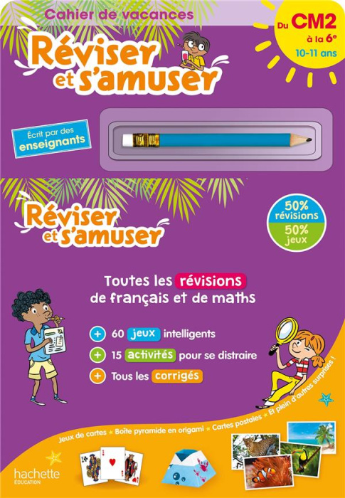 Emprunter Réviser et s'amuser du CM2 à la 6e. Avec 1 crayon-gomme livre