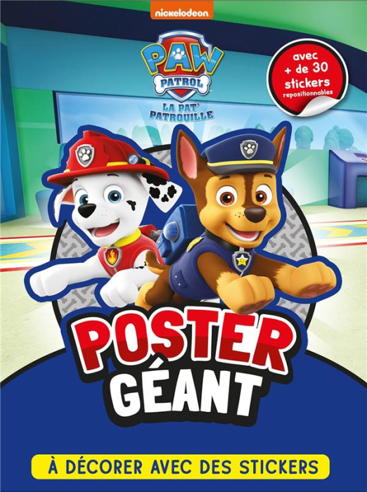 Emprunter Poster géant La Pat' Patrouille. A décorer avec des stickers livre