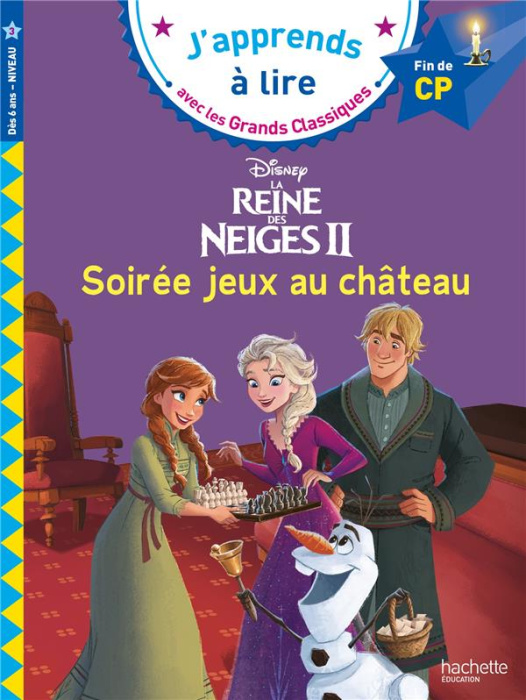 Emprunter La Reine des neiges II. Soirée jeux au château. Fin de CP niveau 3 livre