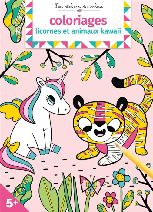 Emprunter Coloriages licornes et animaux kawaii livre