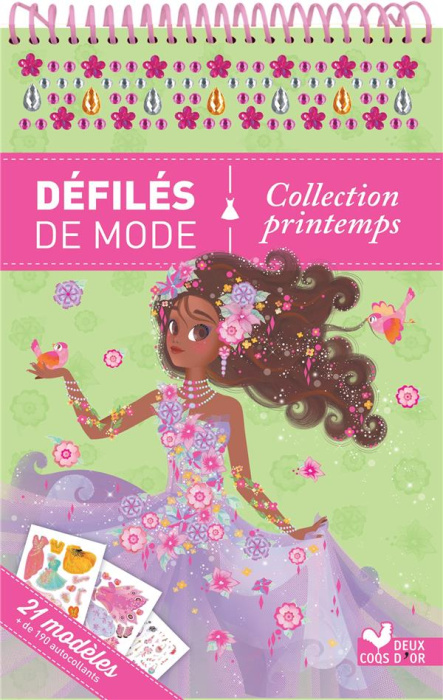 Emprunter Collection printemps. 21 modèles de 190 autocollants livre
