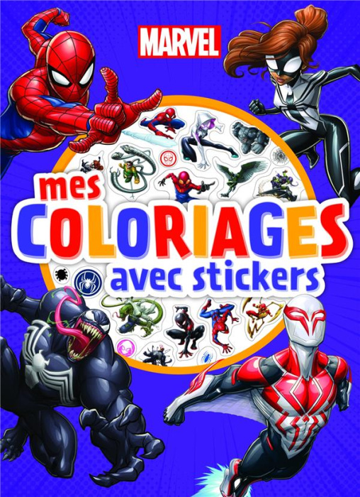 Emprunter Mes coloriages avec stickers Spider-Man livre