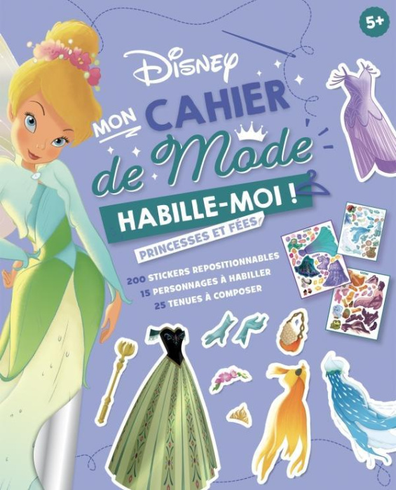 Emprunter Mon cahier de mode Disney. Princesses et fées livre