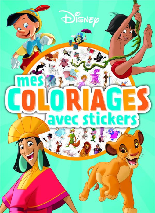 Emprunter Mes Coloriages avec Stickers Disney livre
