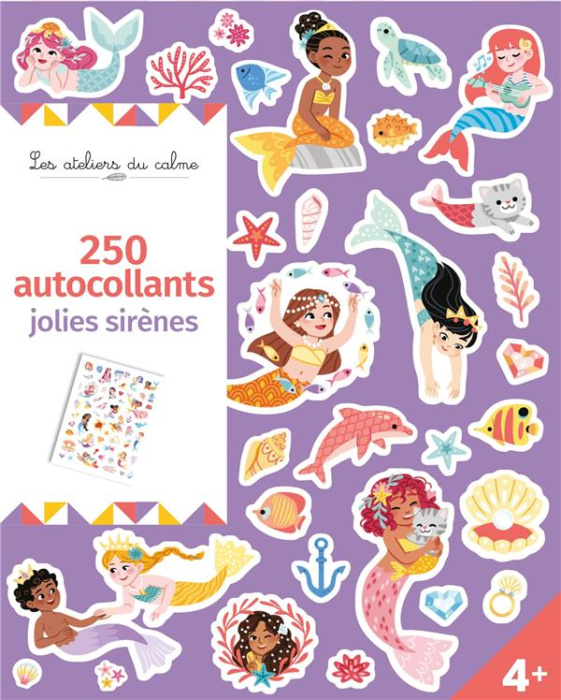 Emprunter 250 autocollants. Jolies sirènes livre
