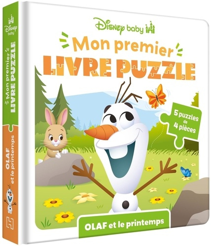 Emprunter Olaf et le Printemps. 5 puzzles de 4 pièces livre