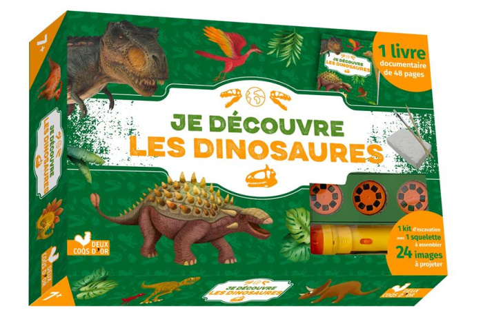Emprunter Je découvre les dinosaures. Coffret avec lampe, images à projeter et kit excavation livre