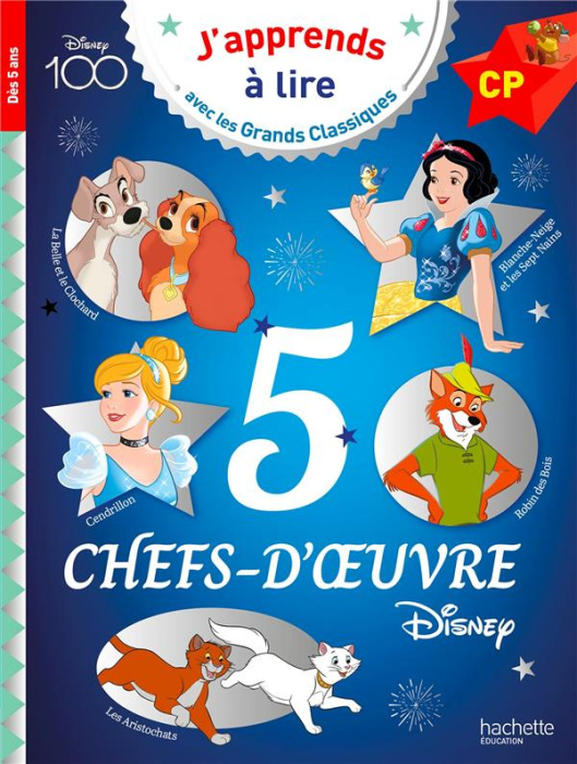 Emprunter 5 chefs-d'oeuvre Disney. Les aristochats ; Blanche-Neige ; La belle et le clochard ; Robin des Bois livre
