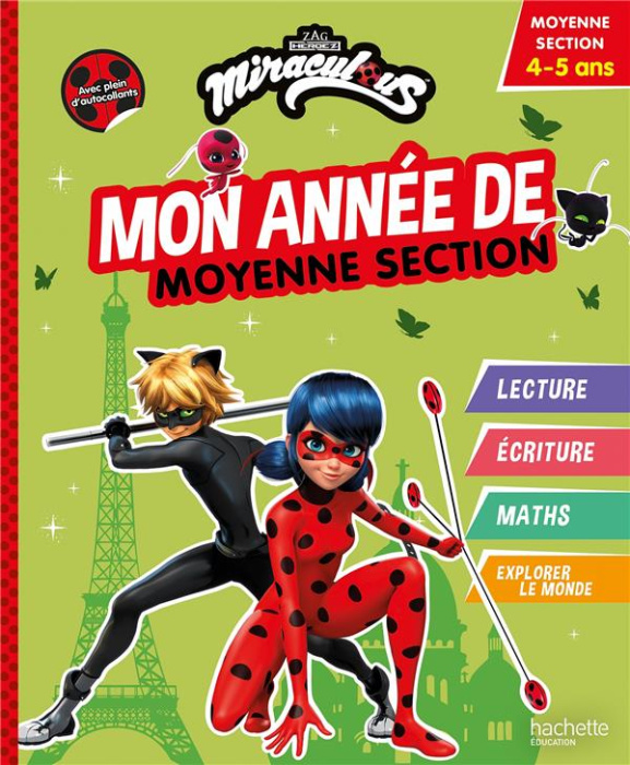 Emprunter Mon année de Moyenne Section. Miraculous livre