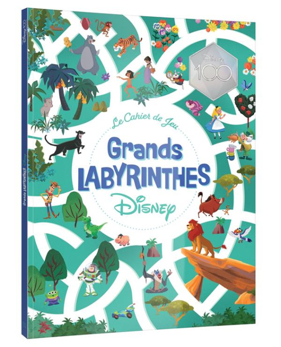 Emprunter Disney. Le cahier de jeu. Grands labyrinthes. 100 ans Disney livre