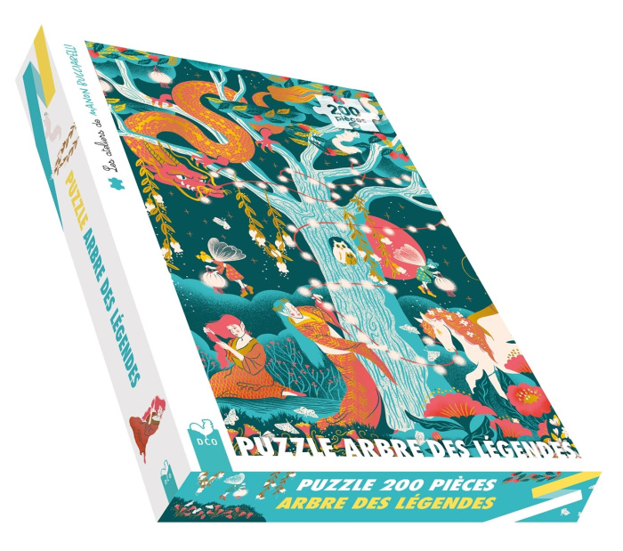 Emprunter LES ATELIERS DE MANON BUCCIARELLI - PUZZLE ARBRE DES LEGENDES - 200 PIECES livre