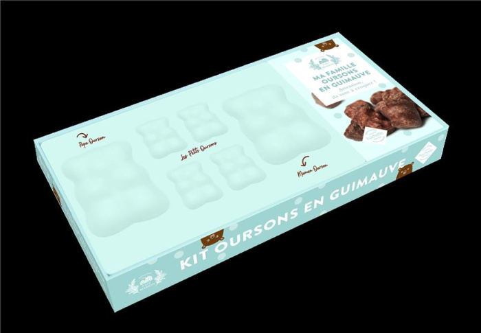 Emprunter Coffret Ma famille d'oursons en guimauve. Avec un moule souple en silicone et 1 livre de recettes livre