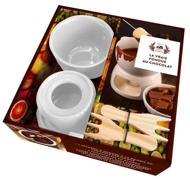 Emprunter COFFRET LA VRAIE FONDUE AU CHOCOLAT livre