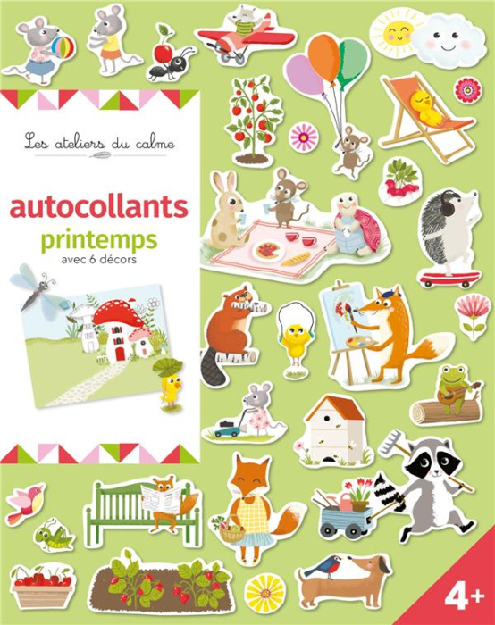 Emprunter Autocollants Printemps. Avec 6 décors livre