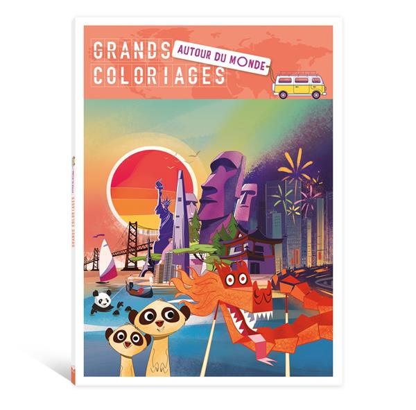 Emprunter Grands coloriages. Autour du monde livre