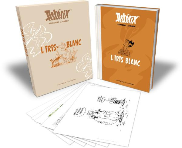 Emprunter Astérix Tome 40 : L'Iris blanc. L'artbook. Coffret avec 5 ex-libris, Edition spéciale en noir & blan livre