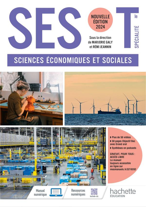 Emprunter Sciences économiques et sociales SES Tle spécialité. Edition 2024 livre