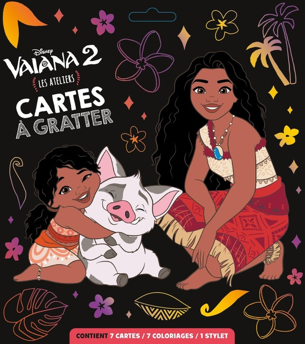 Emprunter Cartes à Gratter Vaiana 2. Avec 7 cartes, 7 coloriages et 1 stylet livre
