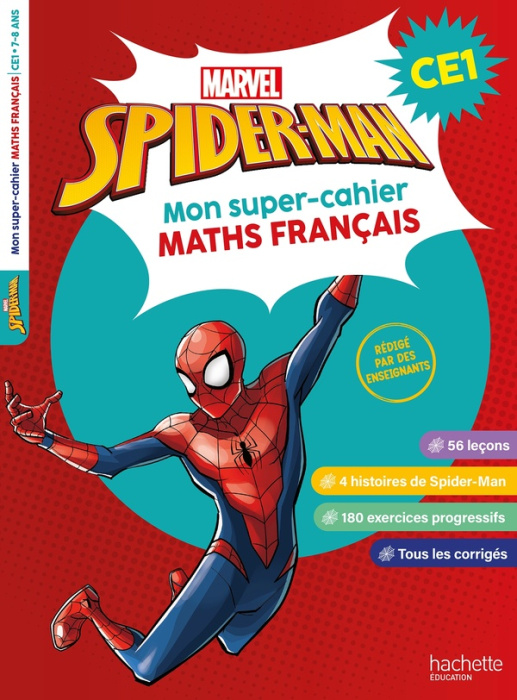 Emprunter Mon super-cahier maths français Marvel Spider-Man CE1 livre