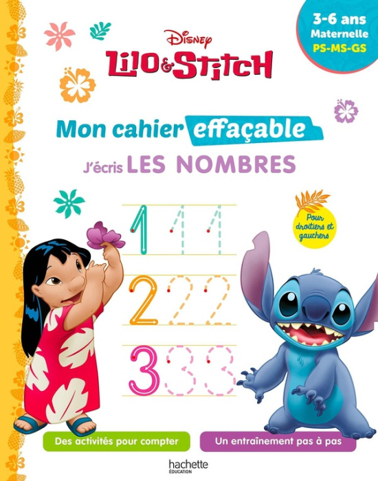 Emprunter J'écris les nombres Lilo & Stitch. Maternelle PS-MS-GS livre
