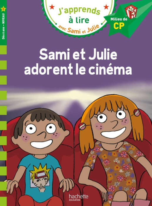 Emprunter J'apprends à lire avec Sami et Julie : Sami et Julie adorent le cinéma. Milieu de CP livre