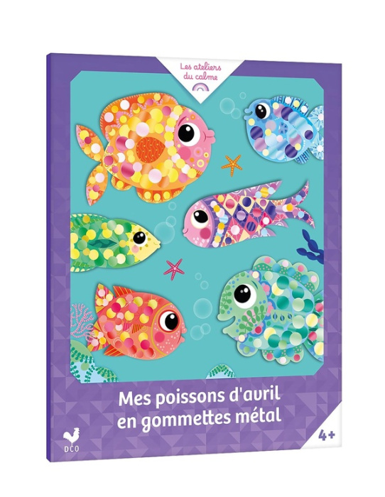 Emprunter Mes poissons d'avril en gommettes métal. Avec 3 planches de gommettes métallisées, 6 pastilles autoc livre